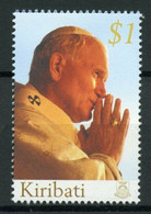 Kiribati Pope John Paul II Stamps 2005 MNH Memoriam Popes Famous People 1v Set - Kiribati (1979-...)
