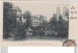 ASSIER ENSEMBLE DU CHATEAU COTE PARC 1902 PRECURSEUR TBE - Assier