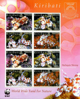 Kiribati 2005 MNH Marine Animals Stamps Harlequin Shrimp WWF Shrimps 8v M/ - Kiribati (1979-...)