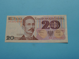 20 Zlotych ( 1982 ) Bank POLSKI ( For Grade, Please See Photo ) ! - Polonia