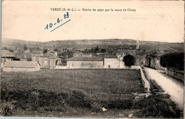 Verzé Canton De Mâcon-Nord Entrée Du Pays Par La Route De Cluny Saône-et-Loire 71960 Dos Vert En TB.Etat - Autres & Non Classés