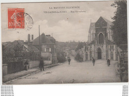 VILLAINES LA JUHEL RUE GERVAISEAU 1910 TBE - Villaines La Juhel