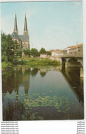 SARRALBE L'EGLISE ET PONT DE LA SARRE 1982 CPSM GM TBE - Sarralbe