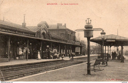 AULNOYE LA GARE INTERIEURE 1911 - Aulnoye