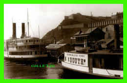 Delcampe - SHIP, BATEAU - " SOUTH " - TRAVERSIER QUEBEC & LEVIS FERRY - JOSELYN PAQUET. ÉDITEUR - - Fähren