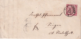BADEN 1870 LETTRE DE CARLSRUHE - Storia Postale