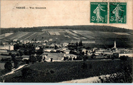 Verzé Canton De Mâcon-Nord Vue Générale Aérienne Saône-et-Loire 71960 Cpa Voyagée En 1911 B.Etat - Autres & Non Classés