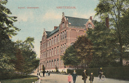 489120Amsterdam, School Oosterpark, (Poststempel 1907) - Amsterdam