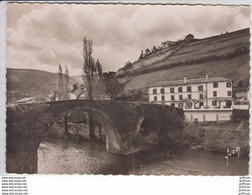 BIDARRAY LE PONT NOBLIA ET L'HOTEL DU PONT DE L'ENFER 1955 CPSM GM TBE - Bidarray