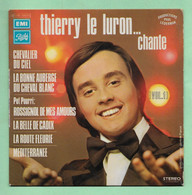 Disque Vinyle 45 Tours : THIERRY LE LURON  :  Voir Les Titres Dans La Description..Scan B  : Voir 2 Scans - Humour, Cabaret