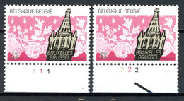 BE  2317  XX   ----   Dentelles De Belgique   --   N° De Planche 1 Et 2 - 1981-1990