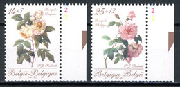 BE  2353 - 2354  XX   ----   Promotion De La Philatélie : Roses De Redouté   --   N° De Planche 2 - 1981-1990