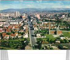 SAINT LOUIS PORTE DE FRANCE VUE AERIENNE VERS BÂLE CPSM GM 1980 TBE - Saint Louis