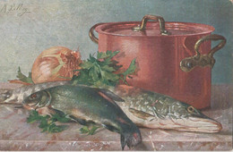 Fish  - Poisson -  Fische - Illustrateur M. Billing - Billing, M.