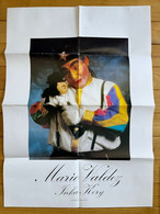 Cirque - Brochure + Affiche Clown Mime MARIO VALDEZ - Programs