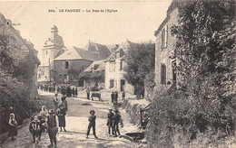 56-LE-FAOUET- LA RUE DE L'EGLISE - Le Faouet