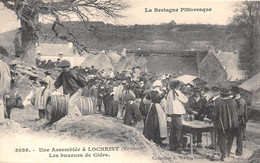 56-LOCHRIST-UNE ASSEMBLEE A LOCHRIST- LES BUVEURS DE CIDRE - Andere & Zonder Classificatie