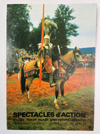 Cirque - Brochure Spectacle Les Cascadeurs Associés Jackie Vernon Saint Valérien (89) Chevaliers - Programas