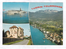 CPM. 15 X 10,5 -  LUGRIN  TOURRONDE  Et  Le  Lac  Léman - Lugrin