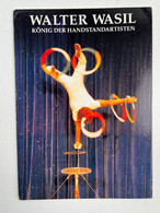 Cirque - Carte Postale Acrobate Jongleur - Walter Wasil - Circus Stella Nova Kerava Finland - Programs