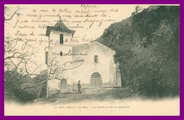* LE MUY - Promeneur Devant Chapelle De La Roquette - Animée - Phototypie BREGER - 1904 - Le Muy