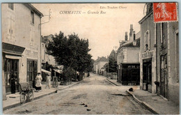 Cormatin Canton Saint-Gengoux-le-National Grande Rue Café Du Nord Village Animé Saône-et-Loire Cpa Voyagée En 1914 B.E - Andere & Zonder Classificatie