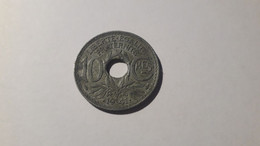 MIX1 FRANCIA 10 CENT. 1941 IN BB - 10 Centimes