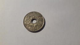 MIX1 FRANCIA 5 CENT. 1935 IN BB+ - 10 Centimes