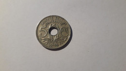 MIX1 FRANCIA 5 CENT. 1936 IN BB+ - 10 Centimes