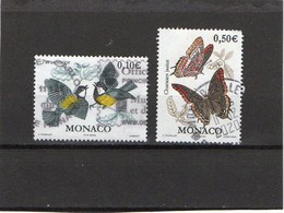MONACO   2002  Y.T. N° 2323 à 2326  Incomplet  Oblitéré  2324  2325 - Used Stamps