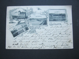 GRIMMA  Golzern , Schöne Karte  Um 1898 - Grimma