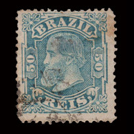 BRAZIL STAMP.1881.PEDRO II.50r.IVERT 48.SCOTT 79.USED. - Gebraucht