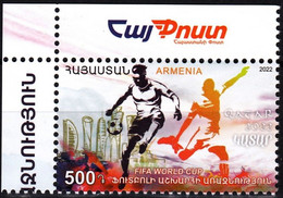 ARMENIA 2022-35 Sport SOCCER. FIFA World Cup, Qatar-22. HayPost CORNER, MNH - 2022 – Qatar