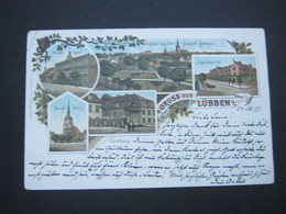 LÜBBEN  , Schöne Karte  Um 1897 - Lübben