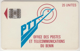 BENIN - Logo 25 (SC7 AFNOR), OPT, 25 U, CN: C321xxxxx, Used - Benin