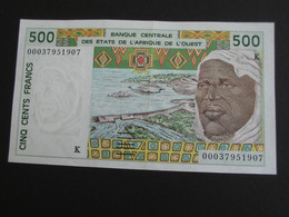 SENEGAL = K 500 Francs 2002- Banque Centrale Des Etats De L'Afrique De L'Ouest  **** EN ACHAT IMMEDIAT **** - Senegal