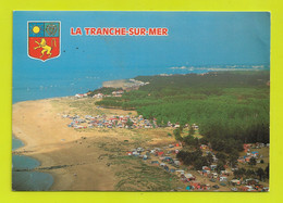 85 LA TRANCHE SUR MER N°376 La Grière Les Plages Camping Tentes Caravanes Voitures En 1984 - La Tranche Sur Mer