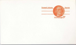 Verenigde Staten  Postwaardestukken Briefkaart Samuel Adams 8ct Ongebruikt (9179) - 1961-80
