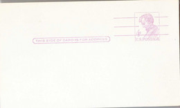 Verenigde Staten  Postwaardestukken Briefkaart Abraham Lincoln 4ct Ongebruikt (9180) - 1941-60
