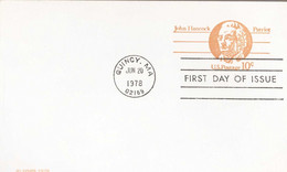 Verenigde Staten  Postwaardestukken Briefkaart 1e Dag Stempel Jun 20 1978 (9187) - 1961-80