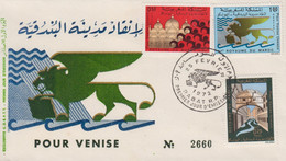 Enveloppe  FDC   1er  Jour   MAROC   UNESCO   Pour   VENISE   1972 - UNESCO