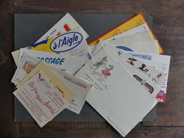 Lot 19 Buvards Job Dolfi Kiwi Viandox Scarpia Mazda Zebraline L'Aigle Poivrossage Radio Luxembourg Jean Nohain... - Collections, Lots & Séries