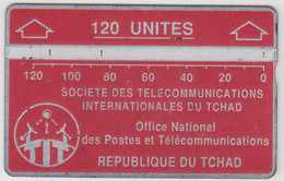 CHAD - Red 120 Units, CN :009B, Tirage 8.000, Used - Tsjaad