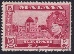 MALAYA KEDAH 1957 5c Sc#86 - USED @N197 - Kedah