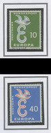 Europa CEPT 1958 Allemagne Fédérale - Germany - Deutschland Y&T N°SP164 à 165 - Michel N°MT295 à 296 *** - Spécimen - 1958