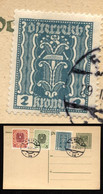 Mi. 362 I PLATTENFEHLER Auf Postkarte P249 Wien 5 1922 Kat. 45,00 € - Abarten & Kuriositäten