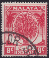 MALAYA KEDAH 1950 8c Palm Tree Sc#67 - USED @N204 - Kedah