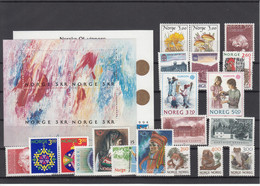 Norway 1989 - Full Year MNH ** - Años Completos