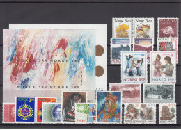 Norway 1989 - Full Year MNH ** - Annate Complete