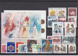 Norway 1989 - Full Year MNH ** - Années Complètes